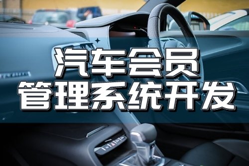 汽车会员管理系统开发为企业带来什么价值(图2)