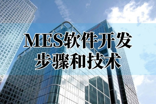 贵阳mes软件开发步骤和技术(图1)